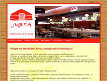 Tablet Screenshot of jurta-bbq.cz